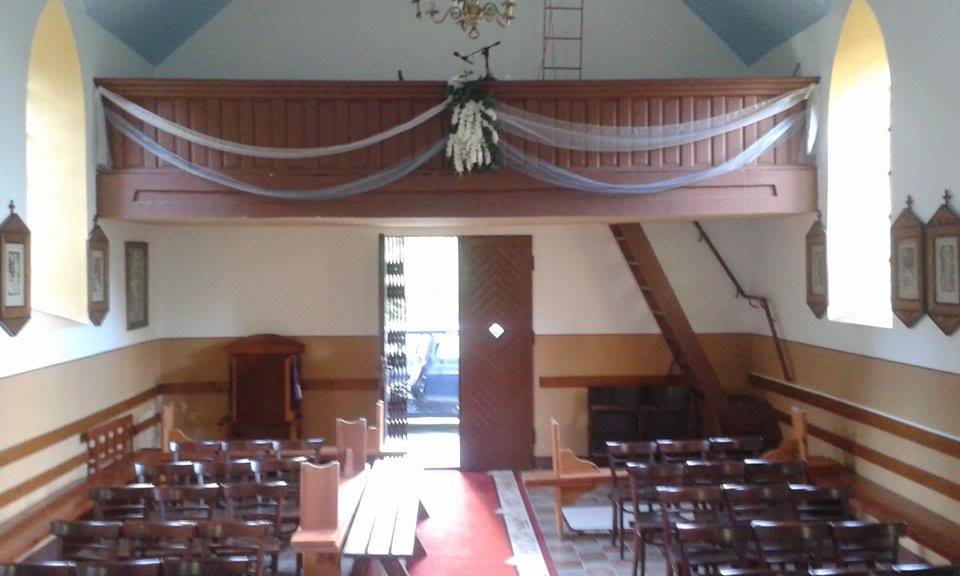 Wnętrze kaplicy w Jabłonowie.